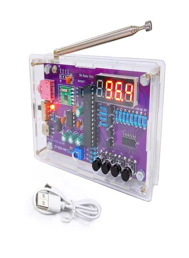 Gikfun FM Radio Kit Soldering Practice Kit DIY School Project FM 87-108MHz with 2 Power Supply Modes, Soldering Learning and Teaching for Beginners, Adults EK1989 - Image 1